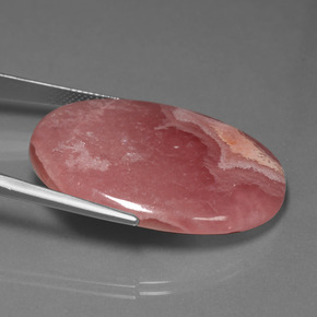 Rodocrosite Multicolore naturale da 58.11 ct, Taglio ovale, Opaco
