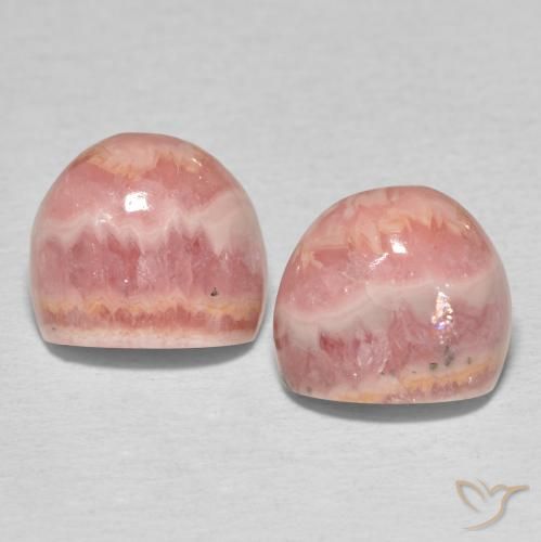 9.41ctw Naturale Multicolore Rodocrosite, Taglio a fantasia, Opaco