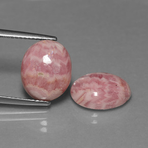 Gemme di Rodocrosite Multicolore naturale da 9.93 ct, Taglio ovale, Opaco