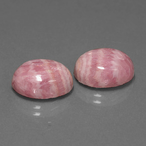Rodocrosite naturale multicolore da 12,23 ct, taglio ovale, opaco