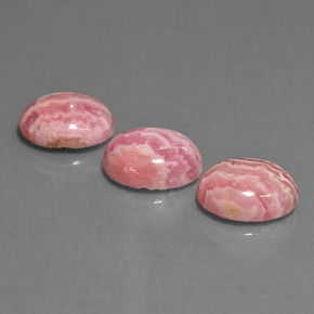 Rodocrosite naturale multicolore da  ct, taglio ovale, opaco