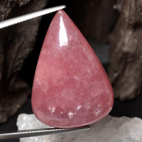 Rodocrosite naturale multicolore da 44,03 ct, taglio a pera, traslucido