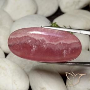 Rodocrosite Multicolore naturale da 39.68 ct, Ovale, Traslucido