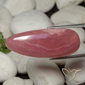 Rodocrosite Multicolore naturale da 38.41 ct, Forma a pera, Traslucido