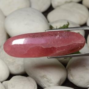 Rodocrosite naturale multicolore da 31,93 ct, taglio ovale, traslucido