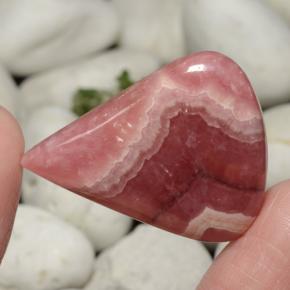 Rodocrosite naturale multicolore da 46,08 ct, taglio a pera, traslucido