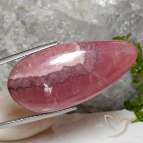 Rodocrosite Multicolore naturale da 72.72 ct, Forma a pera, Traslucido