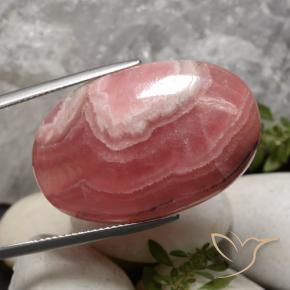 Rodocrosite Multicolore naturale da 42.31 ct, Ovale, Traslucido