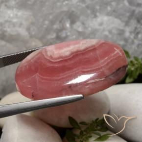 Rodocrosite Multicolore naturale da 42.31 ct, Ovale, Traslucido