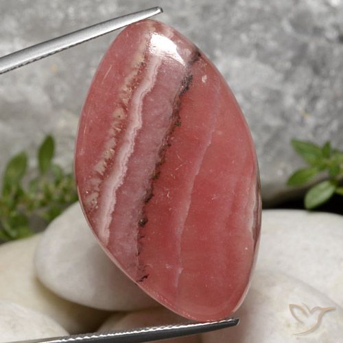 36.54ct Naturale Multicolore Rodocrosite, Taglio a fantasia, Traslucido