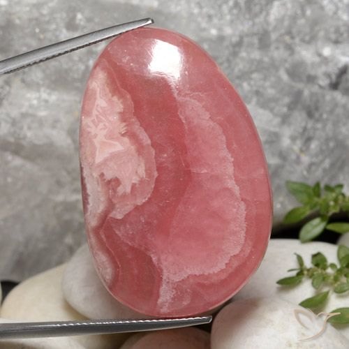 58.47ct Naturale Multicolore Rodocrosite, Taglio a fantasia, Traslucido