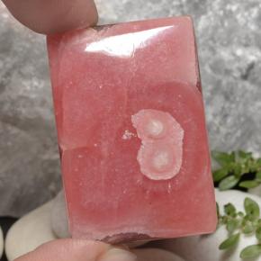 Rodocrosite naturale multicolore da 85,10 ct, baguette, traslucido