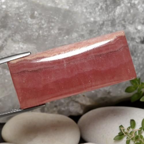 Rodocrosite Multicolore naturale da 52.16 ct, Taglio a baguette, Traslucido