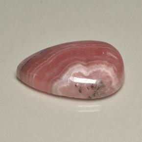 Rodocrosite naturale multicolore da 45,95 ct, taglio a pera, traslucido