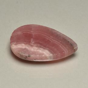 Rodocrosite naturale multicolore da 45,95 ct, taglio a pera, traslucido