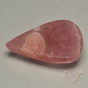 Rodocrosite Multicolore naturale da 28.99 ct, Forma a pera, Traslucido