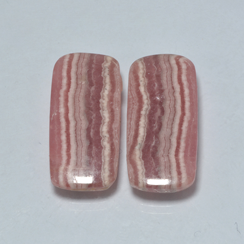 Rodocrosite naturale multicolore da 19,80 ct, taglio a cuscino, traslucido