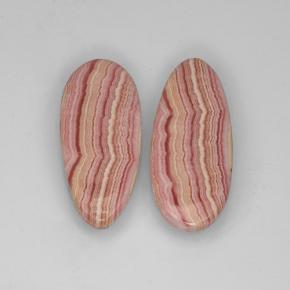 Rodocrosite naturale multicolore da 25,48 ct, taglio a pera, traslucido