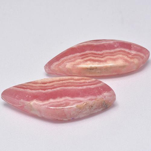 Rodocrosite naturale multicolore da 19,73 ct, forma fantasia, traslucido