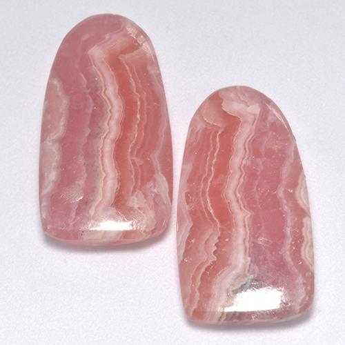 Rodocrosite naturale multicolore da 17,22 ct, forma fantasia, traslucido