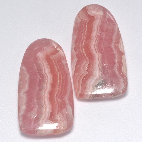 Rodocrosite naturale multicolore da 17,22 ct, forma fantasia, traslucido