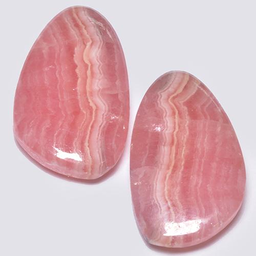Rodocrosite naturale multicolore da 13,01 ct, forma fantasia, traslucido