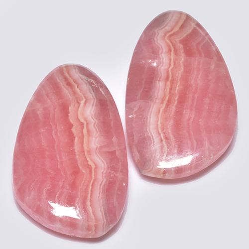 Rodocrosite naturale multicolore da 13,01 ct, forma fantasia, traslucido