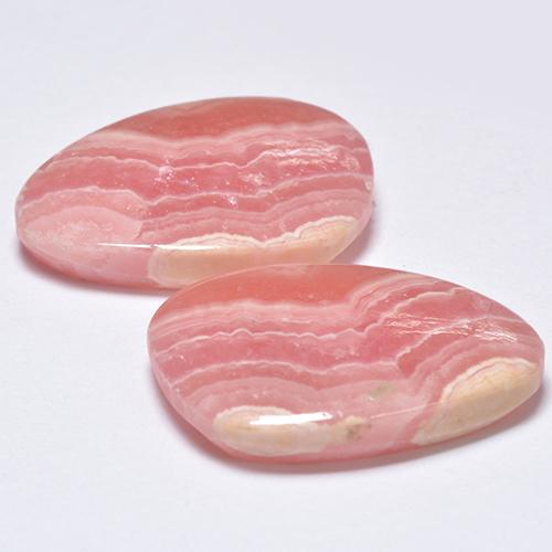 Gemme di Rodocrosite Multicolore naturale da 20.05 ct, Forma fantasia, Traslucido