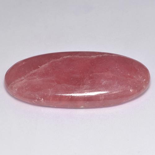 Rodocrosite naturale multicolore da 36,04 ct, taglio ovale, traslucido
