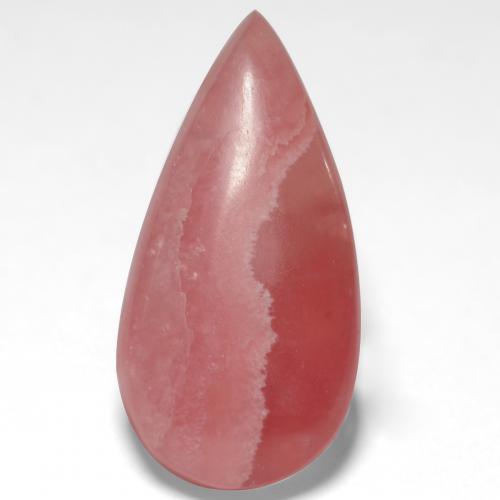 Rodocrosite naturale multicolore da 12,43 ct, taglio a pera, traslucido