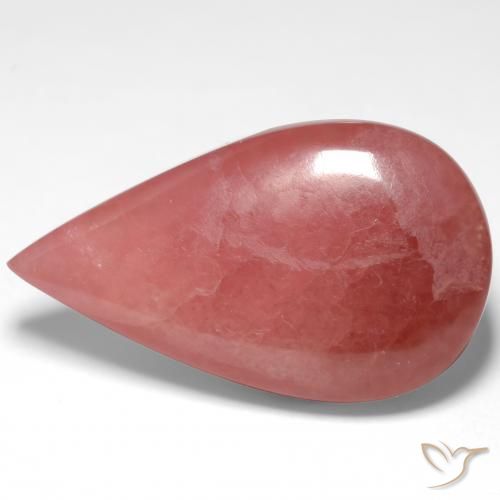 21.55ct Naturale Multicolore Rodocrosite, Forma a pera, Traslucido