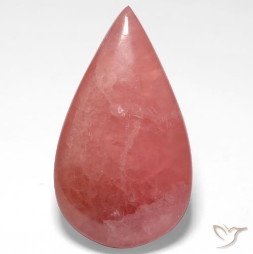 Rodocrosite Multicolore naturale da 21.55 ct, Forma a pera, Traslucido