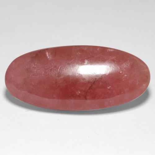 Rodocrosite naturale multicolore da 22,84 ct, taglio ovale, traslucido