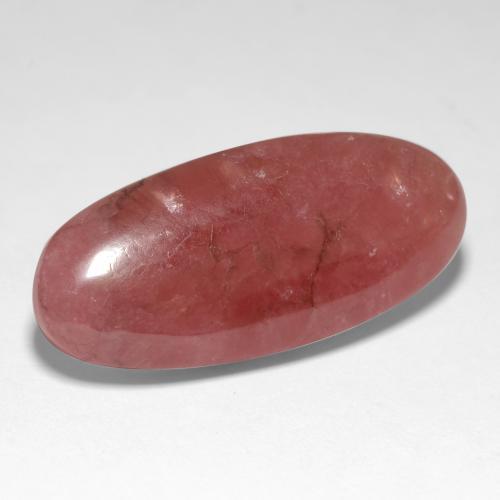 Rodocrosite naturale multicolore da 22,84 ct, taglio ovale, traslucido