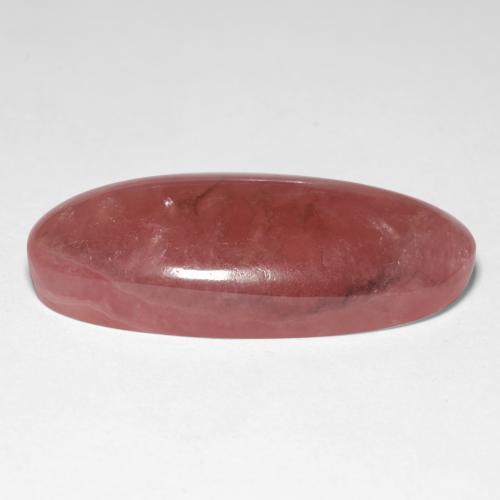 Rodocrosite naturale multicolore da 22,84 ct, taglio ovale, traslucido