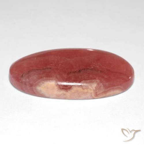 Rodocrosite Multicolore naturale da 29.28 ct, Ovale, Traslucido