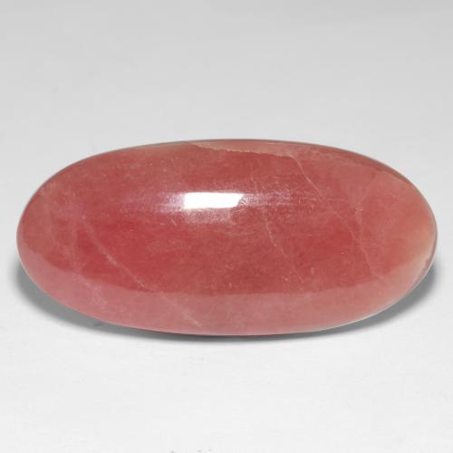 Rodocrosite naturale multicolore da 40,60 ct, taglio ovale, traslucido