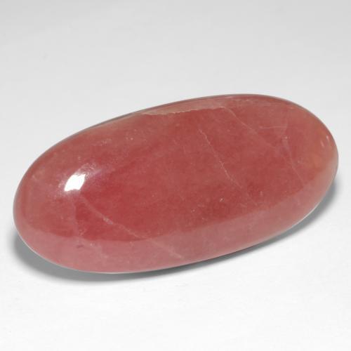 Rodocrosite naturale multicolore da 40,60 ct, taglio ovale, traslucido
