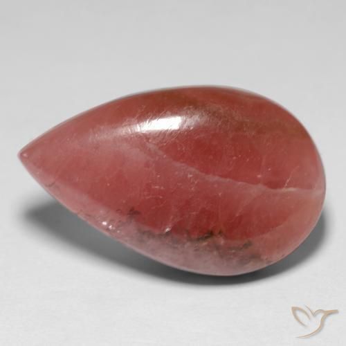 Rodocrosite naturale multicolore da 14,36 ct, taglio a pera, traslucido