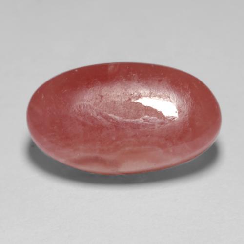 Rodocrosite naturale multicolore da 10,22 ct, taglio ovale, traslucido