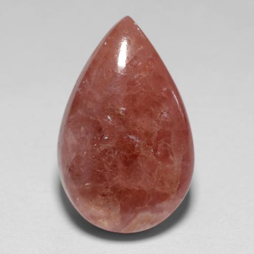 Rodocrosite naturale multicolore da 8,69 ct, taglio a pera, traslucido