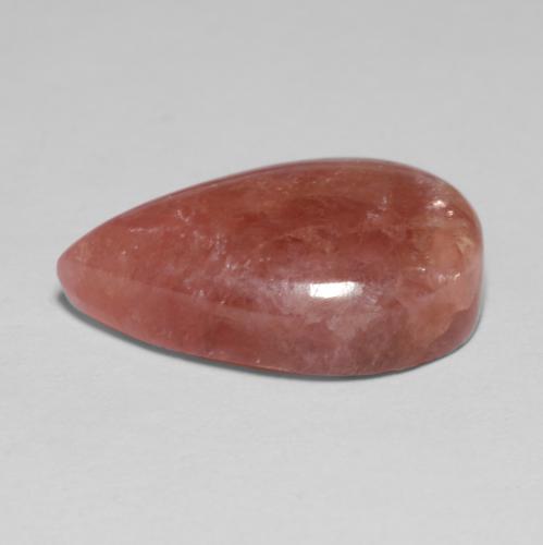 Rodocrosite naturale multicolore da 8,69 ct, taglio a pera, traslucido