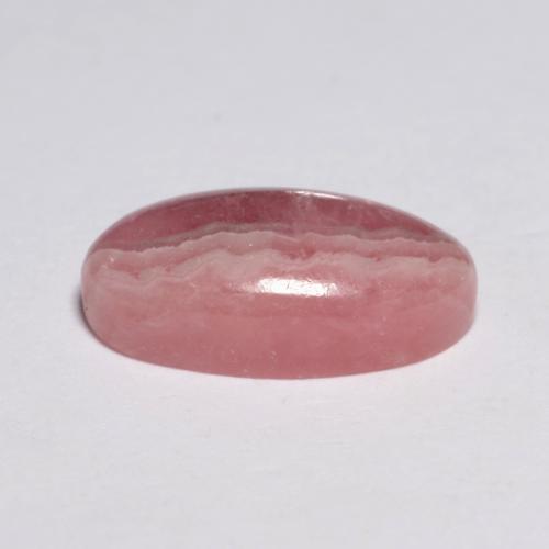 Rodocrosite naturale multicolore da 4,50 ct, taglio ovale, traslucido