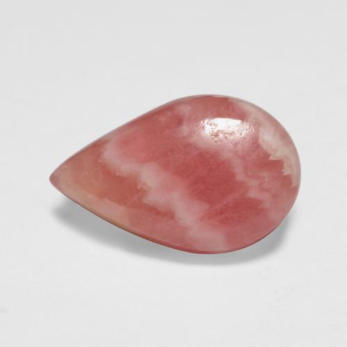Rodocrosite naturale multicolore da 3,33 ct, taglio a pera, traslucido
