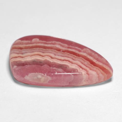 Rodocrosite naturale multicolore da 10,87 ct, forma fantasia, traslucido