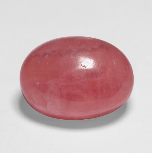 Rodocrosite naturale multicolore da 8,70 ct, taglio ovale, traslucido