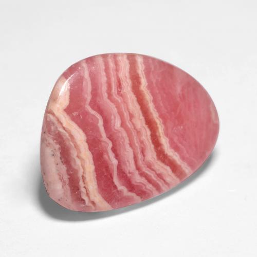 Rodocrosite naturale multicolore da 8,64 ct, forma fantasia, traslucido