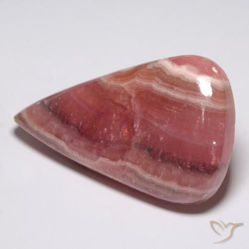 Rodocrosite Multicolore naturale da 56.33 ct, Forma a pera, Traslucido