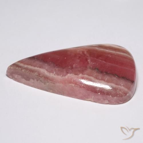 Rodocrosite Multicolore naturale da 56.33 ct, Forma a pera, Traslucido