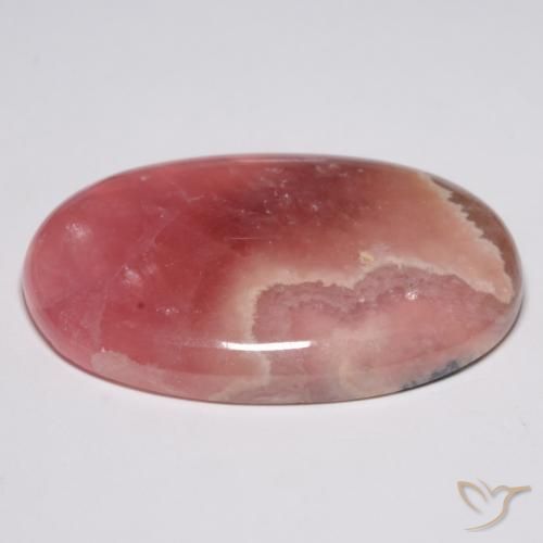 Rodocrosite Multicolore naturale da 52.74 ct, Ovale, Traslucido